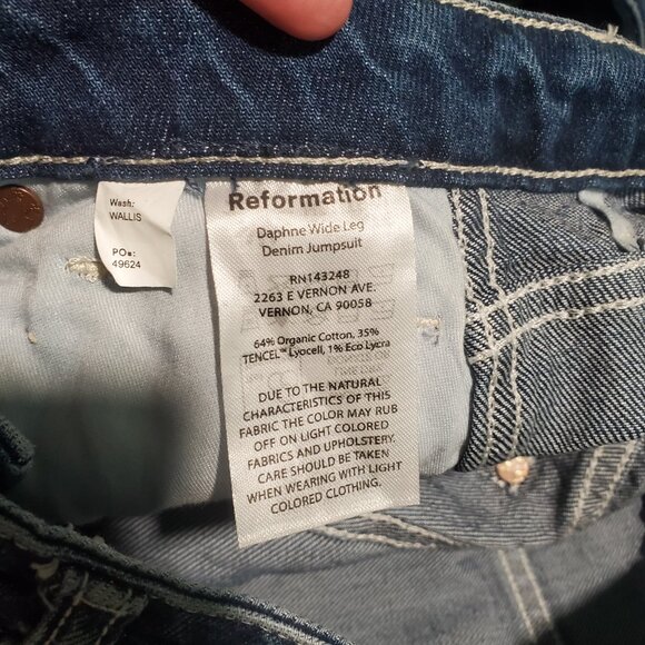Like New Reformation Pamela Jeans, Size 26 - Picture 12 of 13